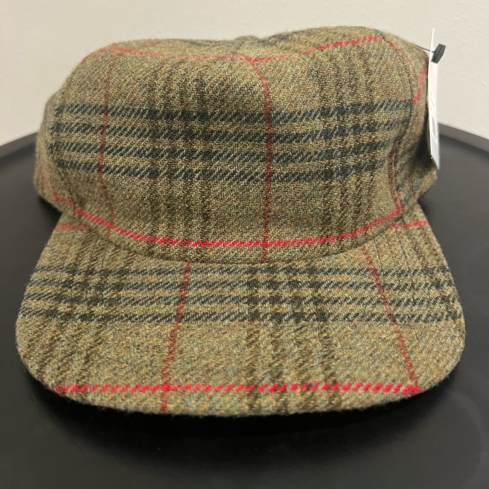 Flint and Tinder Hat Cap Tweed 5-Panel Hat in Forest Tartan - Picture 3 of 9